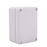 Abzweigdose, Elektrische Abzweigdose aus ABS-Kunststoff, Wasserdichte Universal-Steckdose, Langlebige Elektrische Abzweigdose Für Den Außenbereich, Weiß(100x68x50mm)