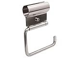 tecuro 1000-95015- WC-Toilettenpapierhalter für Stütz- und Haltegriffe - Behindertengerecht - Edelstahl poliert - für Bad und WC