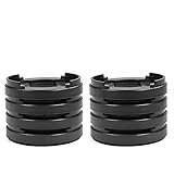 Estink Universal Schwingungsdämpfer, Möbelerhöhung, 8-TLG Multi-Slot Möbelerhöher Betterhöhung Tischerhöher, Bett Riser aus Kunststoff, rutschfest und langlebig, 0.59 x 3.34 Zoll