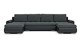 Sofini Ecksofa Tokio III mit Schlaffunktion! Best ECKSOFA! Couch mit Bettkästen! Best! (Jasmine 96 + Soft 11), Länge: 296 cm, Breite: 160 cm, Höhe: 85 cm