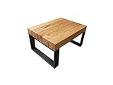 Die Gartenbeet-Kiste Tisch Eichenholz Massivholz Couchtisch Beistelltisch 75cm