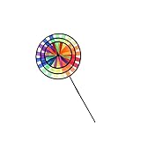 Homoyoyo Outdoor-Spielzeug Für Kleinkinder Kleinkinder-Outdoor-Spielzeug Kinder-Outdoor-Spielsets Garten-Windräder Bunter Regenbogen Dreifaches Rad Wind-Windmühle Windmühlen Hof