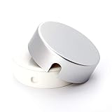 Verteilerdose Baldachin Deckendose Rosette Abzweigdose Abdeckung silber (nickel matt)