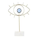 Didiseaon Skulpturen Dekoration Evile Tischdekor Türkische Eye Schmuck Ausstellung für Schlafzimmer Metal Blaue Auge