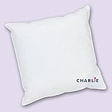 Charlie Kopfkissen 80x80 – 3 Kammer-Kopfkissen - allergiker geeignet - Kissen 80x80 cm – Füllgewicht 1400 + 400g – Federkissen 80 x 80 cm - Oeko-Tex 100 geprüft – hohe Stützkraft