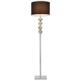 lux.pro Stehleuchte Spheridem 1xE27 Sockel 155cm x Ø 37,5cm Stehlampe Fußbodenlampe Zimmerlampe Wohnzimmerlampe