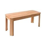 Krok Wood Sitzbank aus Massivholz in Buche (Berlin 94x35x45 cm)