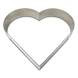 Schneider Backform Herz, 43 - 50cm, größenverstellbar, Kuchenform Backrahmen Tortenring