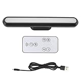 GFRGFH Akku-USB-LED-Schreibtisch, Lichtleiste, Magnetische Schreibtisch-Leseleuchte Mit Fernbedienung, 3 Farbmodi, Stufenlos Dimmbar, Kabellose Unterschrankleuchte Für Schrankküche