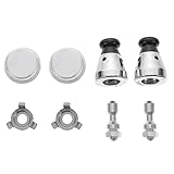 WAAZI 8 Stück Jigger-Ventil for Schnellkochtöpfe Universal-Druckkochtopf-Entlastungsventil Auslassventil Ersatzteil Floater Sealer mit Anti-Blocking-Abdeckung Küchengeschirr