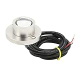 Pwshymi LED-Wasserleuchten, einfach zu installierende, solide Struktur, wasserdichte Marine-LED-Unterwasserleuchte für Yachten, Boote und Meeresumwelt(Weiß)