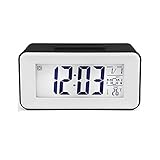 HEXEH Wecker Home Schreibtisch Digitaluhr Sound Control Snooze Alarm Klingeltöne for Schlafzimmer Nacht Kinder Dekoration Kleine Uhren (Color : C)