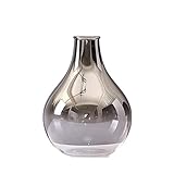 Vase Nordische Glasvase Silber Farbverlauf getrocknete nordische Blumenvase Dekoration Heimdekoration Töpfe Einrichtung Weihnachtsvase Dekor Vasen (Color : D)