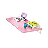 HOUKAI Hauseinrichtungstisch Wandmontierter Dropblatttisch, Klappküche & Esstisch Schreibtisch, Künstliche Glasfaser Kindertisch, Home Office Tisch Schreibtisch Workstation Computer Schreibtisch Schwa