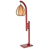 FLYIFE Stehlampe Retro Massivholzlampe Schlafzimmer Vertikale Beleuchtung Nachttischlampe Stehleuchte/Led Bulb