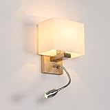 FEE-ZC Trading Company Nordische Nachttischlampe Wandlampe aus Holz, chinesisch, modern, Flur, Lichter mit Schalter A +
