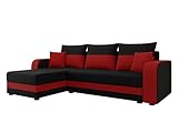 Mirjan24 Ecksofa Nolatio, Eckcouch, L-Form Couch für Wohnzimmer, Sofa mit Bettkasten und Schlaffunktion, Ottomane Universal, 3 Sitzer Polsterecke mit Bettfunktion (Lux 23 + Lux 14)