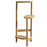 Pflanzentisch für hohen Pflanzenständer im Innenbe Balkon-Blumentopf-Rack aus Holz, mehrschichtig, bodenstehend, for den Innenbereich, Wohnzimmer, Blumentisch-Rack Gartenpflanzenständer Ausstellungsst