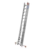 KRAUSE 129789 Spro.Leiter Treppe 3teil 3x12