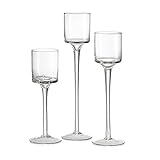 Kerzenständer, dreiteilig, hoch, Glaskerzenhalter, Ständer, Romantisches Hochzeitsbankett, Desktop-Tisch, Kerzenhalter, einfache schwimmende Wasserkerzenschale, Heimdekoration