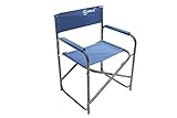 Homecall Camping-Klappstuhl aus Aluminium mit Rückenlehne - (Blau)