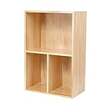 ENtele Bücherschrank Desktop Kleiner Shelf-Desktop-Organizer 2-Layer Bücherregal Einfache Aufbewahrungsständer Wohnzimmer Büromöbel Büroregal