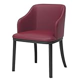 Moderne Küchen-Esszimmerstühle, Wohnzimmer-Sessel, modernes Leder (rot)