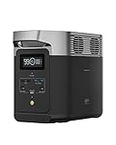 EF ECOFLOW DELTA 2 Tragbare Powerstation 1024Wh, Solar Generator LiFePO4-Batterie, erweiterbarer Kapazität bis zu 3kWh, Schnellladung von 0-80% in 50 Mins, Notstromaggregat für Camping, Wohnmobile