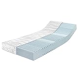 RAVENSBERGER Kaltschaummatratze Basis (Orthopädische) Härtegrad H 3 (RG 40) 100 x 200 cm mit Baumwoll-Doppeltuch-Bezug