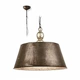 Loberon® Hängelampe Chatel, Eisen, H/Ø ca. 44/50 cm, antikbraun