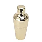 Omabeta Cocktail-Shaker, Mixer, Getränke-Shaker, angenehm zu greifen, 510 ml, rostfrei, für das Bartending-Set zu Hause(Gold)