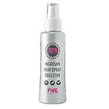 PINK Ingrown Hair Spray Solution - Ideal nach Waxing, Sugaring und Rasur - Bei eingewachsenen Haaren und Rasurbrand - Geeignet für den gesamten Körper insbesondere Gesicht, Achseln und Intimbereich