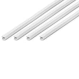 Inofix Plasfix selbstklebender Kabelkanal 9 x 5 mm, 4 x 1m lang (Weiß)