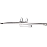 FLYIFE Badespiegel Lampen Led Spiegel Scheinwerfer Edelstahl Wandleuchte Badezimmer Lichter Toilette Spiegelkabinett Edelstahl Wasserdichte Nebelspiegel Schrank Lampe Wandbeleuchtung/L55Cm/10W