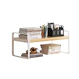MACIUM Bücherregal Hohes Bücherregal Bücherregal Desktop-Schmiedeeisen-Lagerregal Kleines Bücherregal Einlagiges kleines Bücherregal 11,81 Zoll lang Organizer für Büroregale (Color : A, Size : S)
