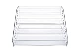 AIMEILI 4 Reihen Acryl Kosmetik Aufbewahrung Organizer und Nagellack -Anzeigen-Halter/Make-Up Etuis