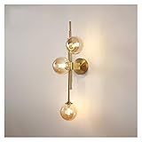 Wandlampen, modernes Licht, luxuriöse magische Bohnen-Glaskugel-Wandlampe, Wohnzimmer, Schlafzimmer, Nachttischlampe, kreative Korridor-Gang-Wandleuchte, personalisierte Innenleuchten, Wandlampe