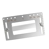 Hemoton Schrank Hardware Jig Locher Locator Bohrschablone Guider Schrank Türgriff und Knauf Möbelarbeiter Zubehör Edelstahl