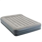 Intex Queen Pillow Rest MID-Rise AIRBED W/Fiber-TECH BIP