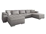 Ecksofa Wicenza! Design Big Sofa Eckcouch Couch! mit Schlaffunktion Bettfunktion! Wohnlandschaft! U-Form, Große Farbauswahl (Bristol 2460)