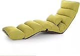 Stuhl Verstellbare Schlafliege Sofa Bett Lounge Gepolsterte Chaise Indoor Wohnzimmer Liegestuhl Boden Klappbar