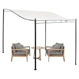 Ersatz-Pavillon – Ersatz-Dachplane für Pavillon, Segeltuch, Gartenpavillon für Terrasse, Rasen, Brücke, Pool, Hinterhof, Garten, 3 x 2,6 m (ohne Halterung)
