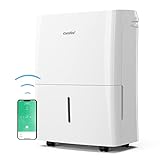 Comfee Luftentfeuchter 16L,Raumgröße ca. 80m³(32m²),Smart modu,Timer 24H,Wassertank 3L ,APP-fähig, Weiß, MDDF-16DEN7-WF