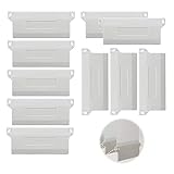 Lamellenvorhang Beschwerungsplatten,10 Stück 89 mm (3,5 Zoll) Lamellen Vorhang-Lamellen,Vertikaljalousien Zubehör,Lamellenvorhang Zubehör,fur Vertikaljalousien Gewichten Lamellen(Weiß)