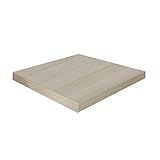 Dekorspanplatte Akazie Natur als Tischplatte, Schreibtischplatte, Arbeitsplatte, Laden- und Möbelbau, 100x100 cm, Stärke: 19 mm