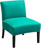 MOBTOR Stretch-Stuhlhussen, Samt-Stuhlhussen, weiche Möbelschutzbezüge, Stuhlhussen, abnehmbar, waschbar, für Wohnzimmer, Kinder, 1er-Set