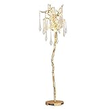 MObyat Kreative Baum Stehlampe Glas Kristall Lampe Intelligente Schaltersteuerung für Wohnzimmer Schlafzimmer Innendekoration Lampe