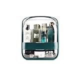 GFDFD Acryl-Kosmetikbox Transparente Make-up Schmuckschublade Zuhause Aufbewahrungsboxen Multifunktionale Reisekosmetik (Farbe: Vert, Größe: 36 * 26 cm)