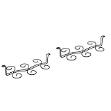 UPKOCH Gobstoppers 2-Teiliger Organizer-Halter Für Küchentassen Bronzefarbener Weinschrank Ständer Zum Trocknen Von Stielgläsern Teller Aufhänger Für Gläser Tassen Gestell