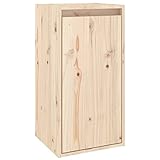 vidaXL Wandschrank Hängeschrank TV Schrank Holzschrank TV Möbel Regal Aufbewahrung Wohnzimmer Bücherschrank 30x30x60cm Massivholz Kiefer